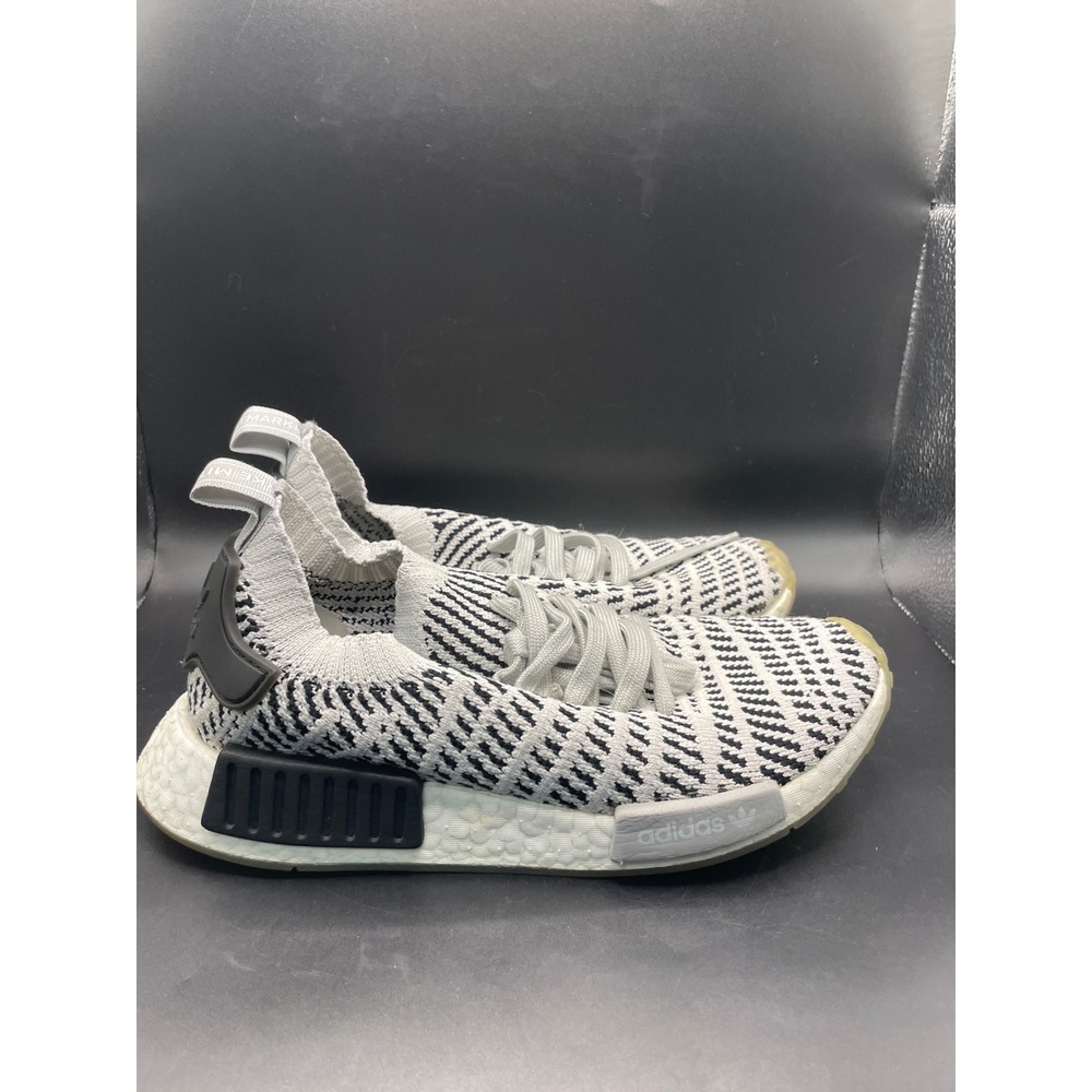 Adidas NMD R1 Primeknit Sashiko White Glitch Camo BY3013 Mens Running Shoes